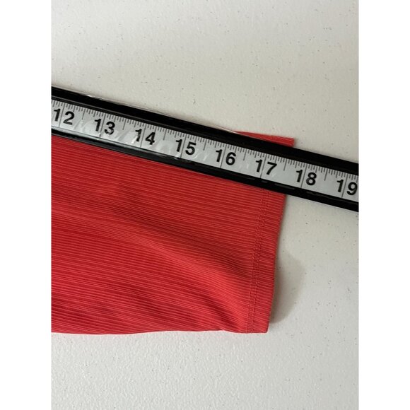 Elie McCarthy Plus 3X Orange Stretch Blouse 3/4 Sleeve Tunic Top - Picture 10 of 10